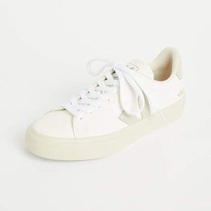 Veja Women's Campo Sneakers Size US 4  Extra White/Natural Suede